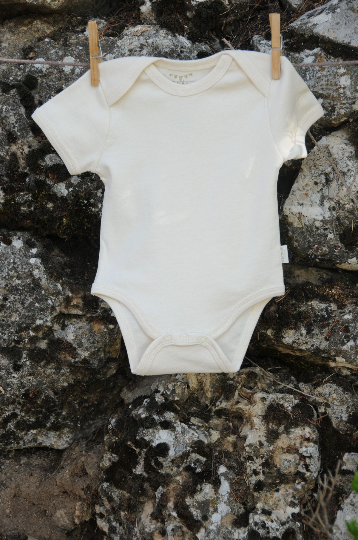 Naturaborn GOTS Organic Certified Short Sleeve Baby Bodysuit