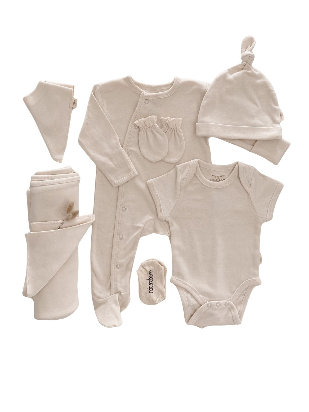 Naturaborn GOTS Organic Certified Newborn Baby Boy Hospital Set