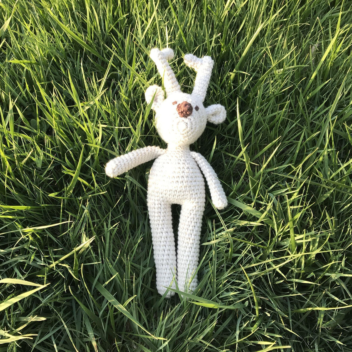 Naturaborn Natural amigurumi hand knitted toy deer