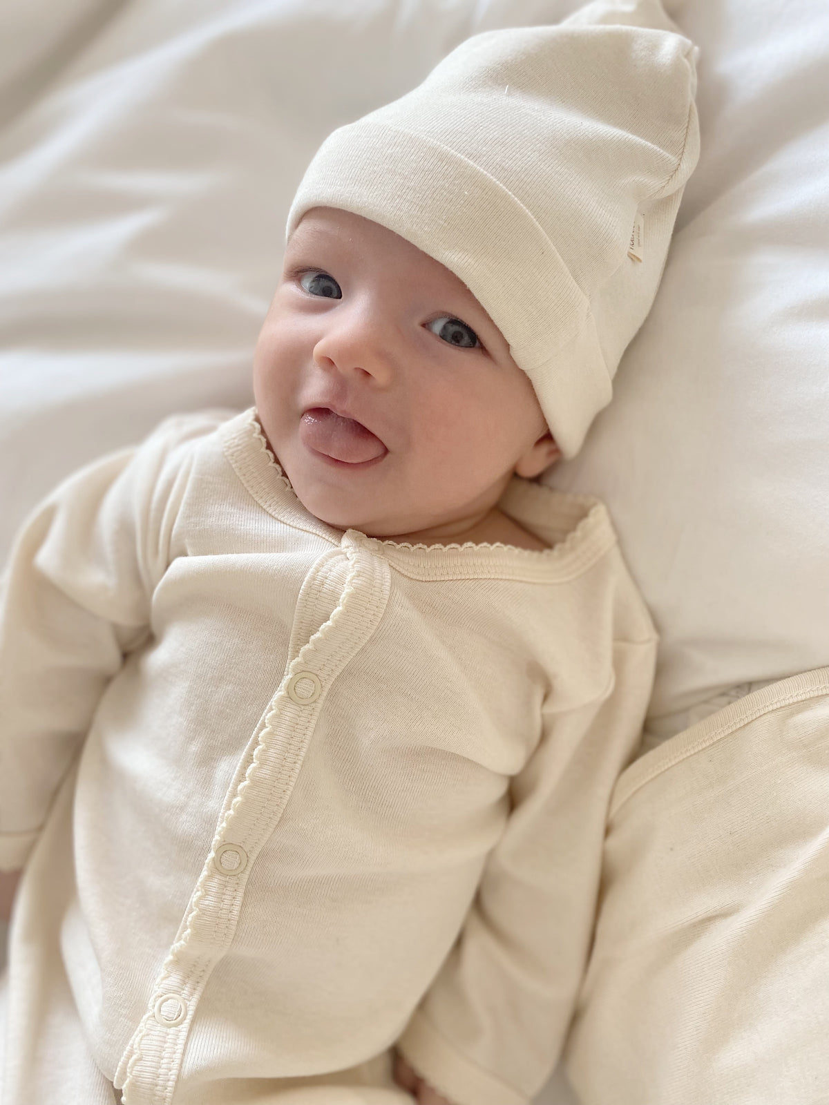 Naturaborn GOTS Organic Certified Crochet Baby Sleeping Bag with Footies