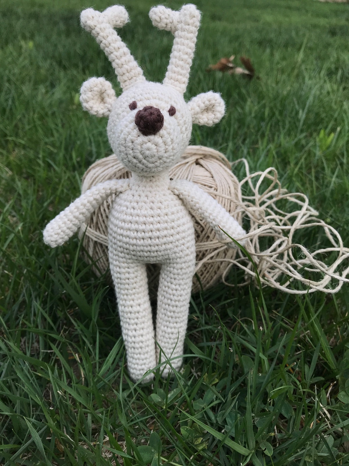 Naturaborn Natural amigurumi hand knitted toy deer