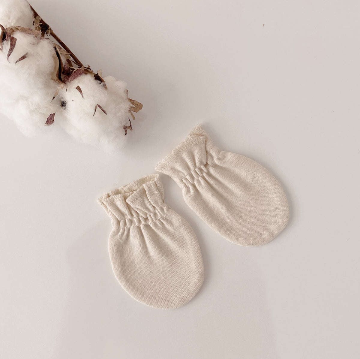 Naturaborn GOTS Organic Certified Elastic Baby Gloves